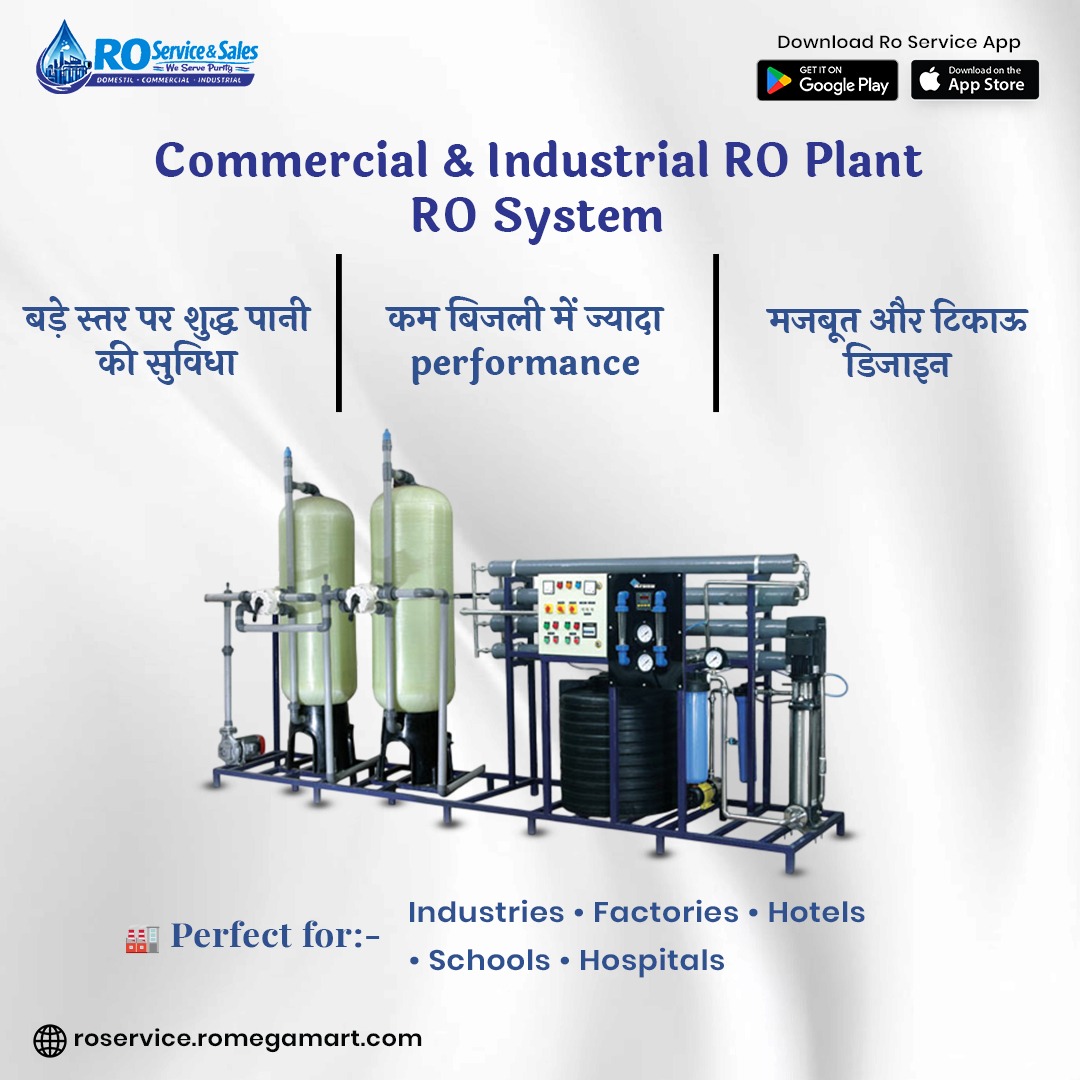 rosalesservice's tweet image. Upgrade to high-performance Commercial &amp;amp; Industrial RO systems 💧

✔ Pure water at large scale
✔ High efficiency with low power consumption
✔ Strong &amp;amp; durable design
Ideal for industries, schools, hospitals &amp;amp; hotels.
🌐 Website: roservice.romegamart.com

#ROSystem #Water
