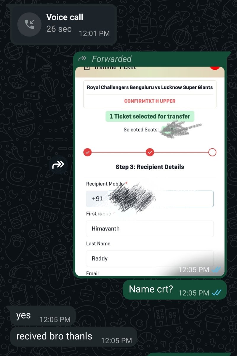 Event tickets tweet media