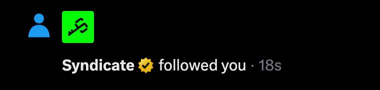 Syndicate tweet media