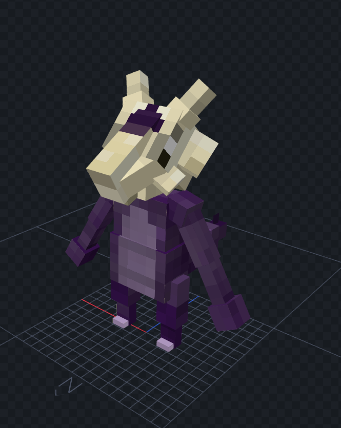 Alolan Marowak made in Blockbench 
#blockbench #minecraft #cobblemon