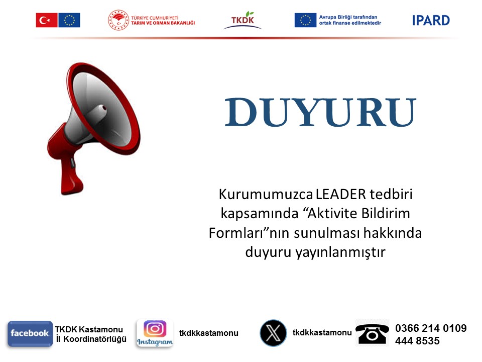 TKDK Kastamonu İl Koordinatörlüğü tweet media