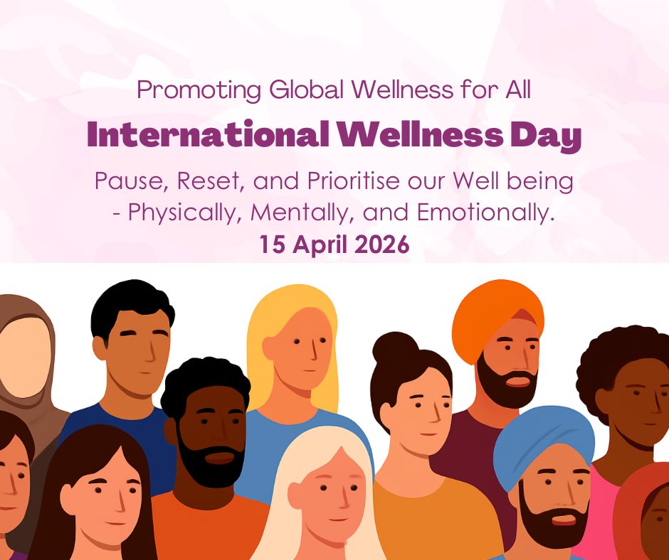 MsumalaysiaS's tweet photo. Pause. Reset. Prioritise well-being.
This International Wellness Day, let’s care for our physical, mental, and emotional health—together.
#InternationalWellnessDay #WellbeingForAll #MSU #SESS https://t.co/vLqbIhDWSU