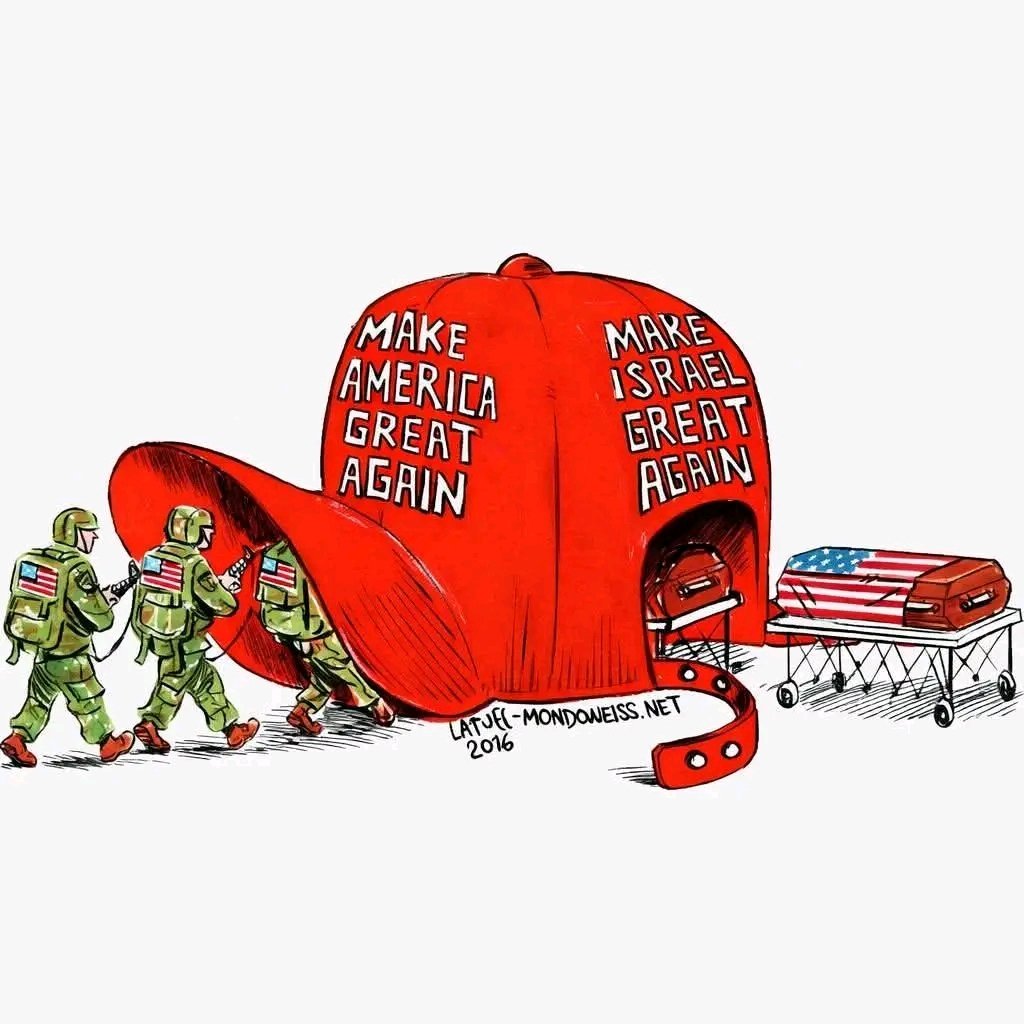 Abdullah84G's tweet photo. @JamesKInFlorida @pardox121 @Cool_Ustaz Trump tricked people about MAGA 🇺🇸, which  turned out to be MIGA🇮🇱 https://t.co/9TMNKRDMfT