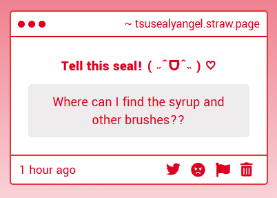 tsusealyangel's tweet image. 🍥 Custom brushes are listed in the post but here is the info for the ones in the app:

- Syrup is in "Inking" from classic library
- Studio pen is in "Inking" from classic library
- Noise is in "Materials" in classic library
- White Jasmine is in "Comics" in procreate library