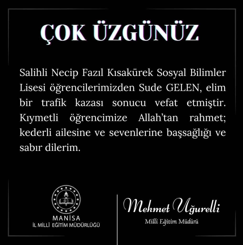 Manisa İl Millî Eğitim Müdürlüğü tweet media
