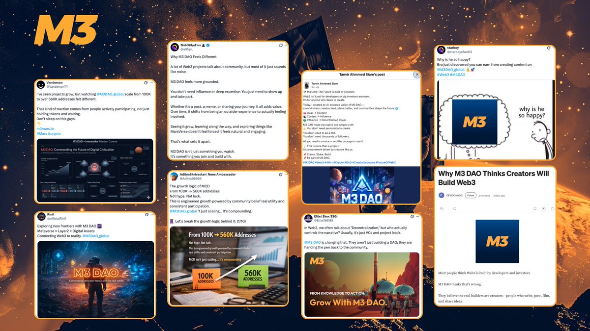M3 DAO tweet media