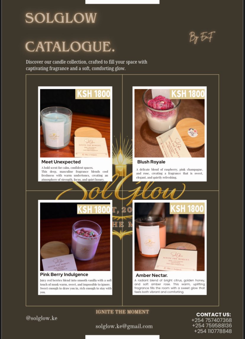I sell scented candles guys , mnipromote nisirudi kwetu Kilifi kukua beach boy🙏🏾