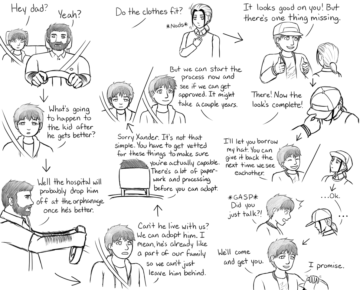 ...I now have been cursed to draw a hat multiple times... And I have no one to blame but myself... (╥﹏╥) Time skip but Prowl and the Bennetts have been bonding for awhile now.
x.com/Yo_Howdy_Do/st…