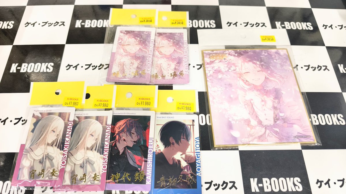 入荷情報】 プロジェクトセカイ(プロセカ) エピカ 25A 箔押し ミニ色紙