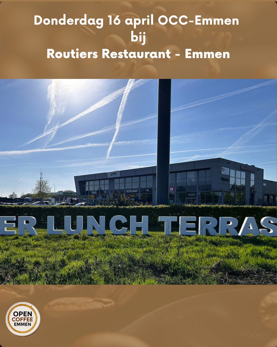Open Coffee Club donderdag bij Routiers! 

#emmen #netwerk
