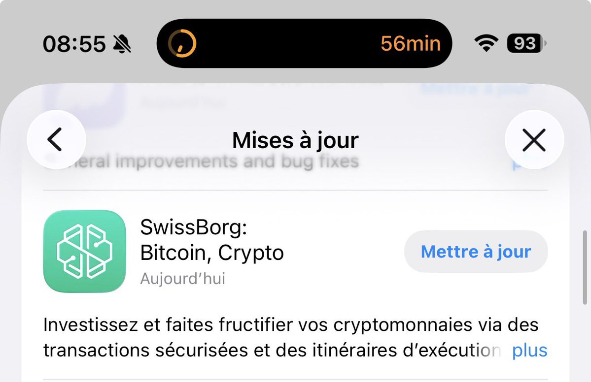 ocrteam_ch's tweet image. Update again #swissborg #borger $BORG #iOS