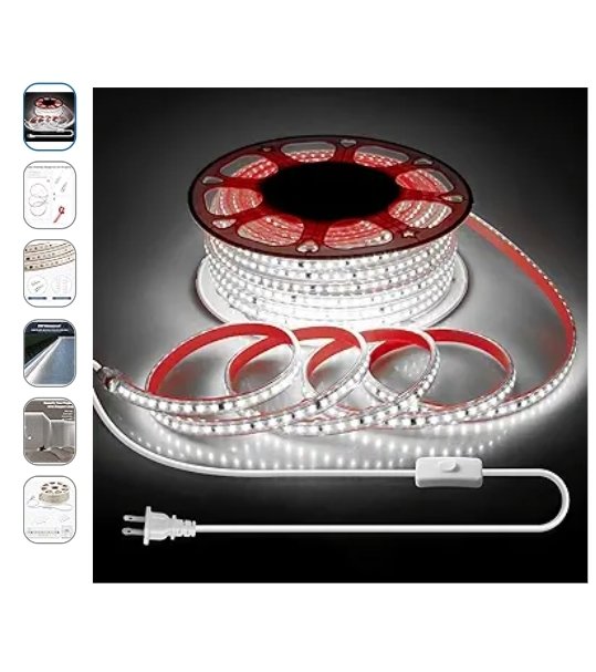 chege44260's tweet photo. 110V-120V LED Strip Lights 100FT Outdoor Waterproof LED Rope Light for Outside Self-Adhesive 6000K Super Bright Cold White Plug in SMD 2835 120LED/M IP67 for Garden Patio Christmas Decor
Check this out on Amazon https://t.co/XDT6YWfWwH https://t.co/dLvmEB292C