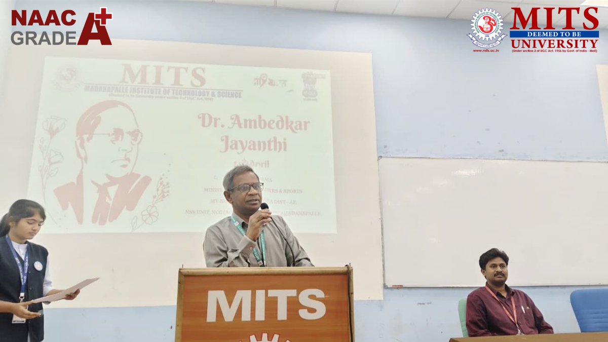 MITS Deemed To Be University, Madanapalle tweet media