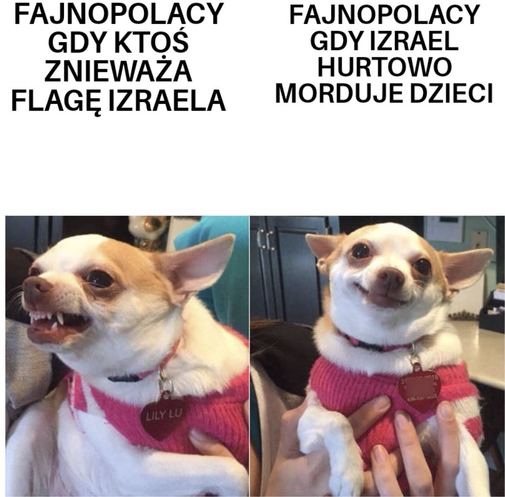 Przy okazji powiedzmy sobie szczerze, może i bomby fosforowe nie są miłe, ale to pikuś przy nabazgraniu swastyki na kartce papieru.