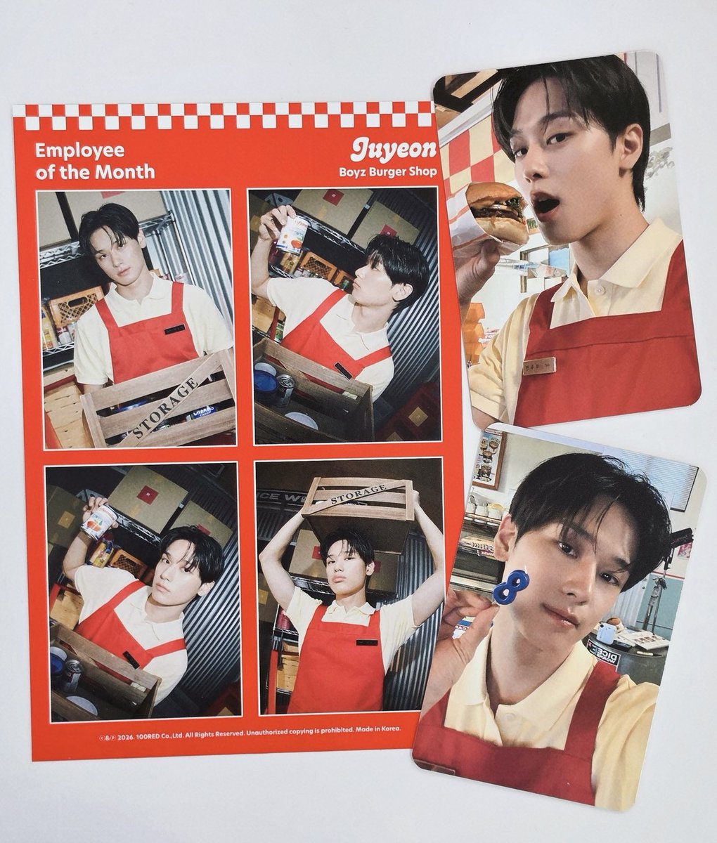 juyeon the boyz 'THE B' 8th generation kit photocards 🍔

#JUYEON #주연 #더보이즈