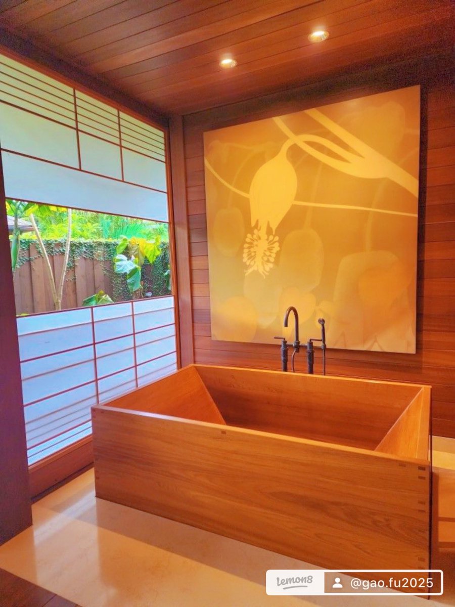 fu_gao54779's tweet image. Home Bathtub Recommendation | Wooden Tubs Feel Different

If you’re looking for a bathtub for your home,

you might want to consider a wooden one.

It has a much more premium feel,
and it’s simply more comfortable to soak in.

#Bathtub #WoodenBathtub #HomeSpa #BathroomInspiration