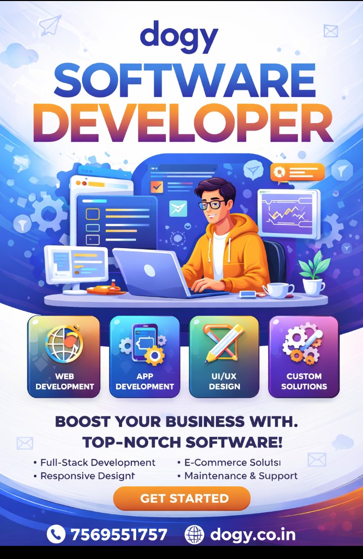 BKiranmai29385's tweet image. #DogySoftware #WebDevelopers #WebsiteDesign #AppDevelopment #NewsDevelopers #EPaperWebsite #DigitalSolutions #WebDesign #SoftwareCompany #BusinessGrowth #OnlinePresence #TechServices #IndiaDevelopers #StartupIndia #DigitalIndia