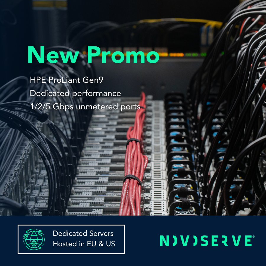 🔥 Meet the new shining star of our budget-tier servers! We’ve just launched a new starter server, the HPE DL360 Gen9. It’s a solid little beast with 14 cores, 32GB RAM, a 960GB NVMe SSD, and 1Gbps #UnmeteredBandwidth for €89 a month.
👉 hubs.ly/Q04byHJQ0