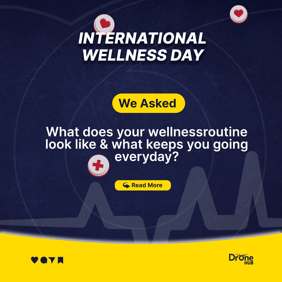 DronehubAfrica's tweet image. This #InternationalWellnessDay, our team shares the routines that help them stay balanced and energized, from #workouts to mindful breaks.

Scroll through the carousel to see how we practice wellness. 🌿

#DronehubAfrica