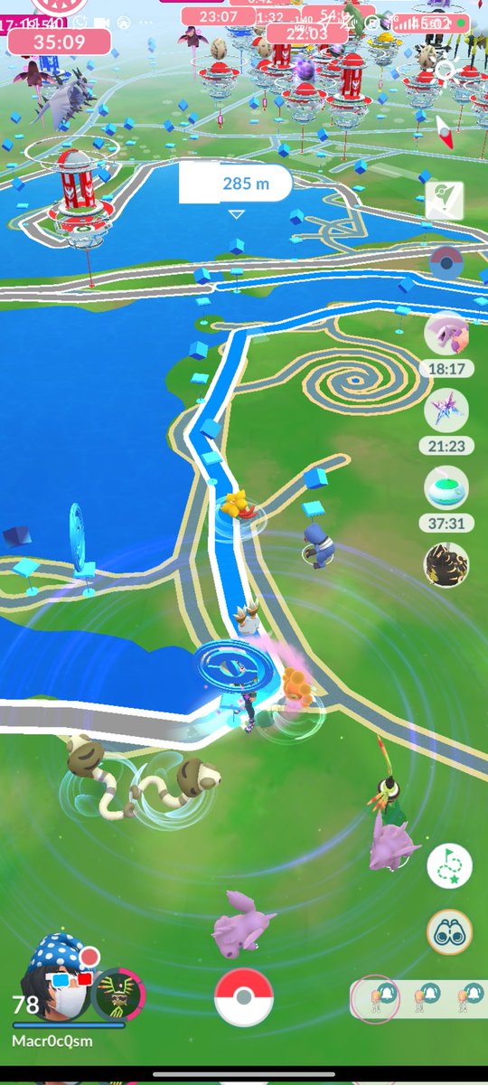 Pokemon Go Bosque de Aragón tweet media