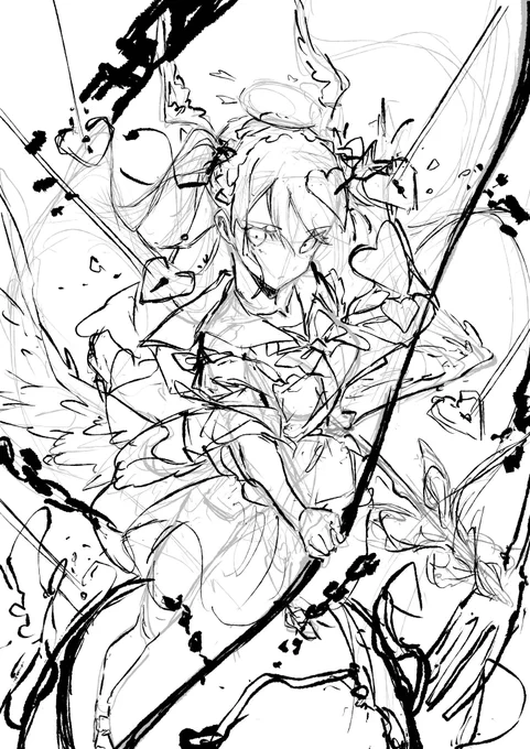 没ラフ 