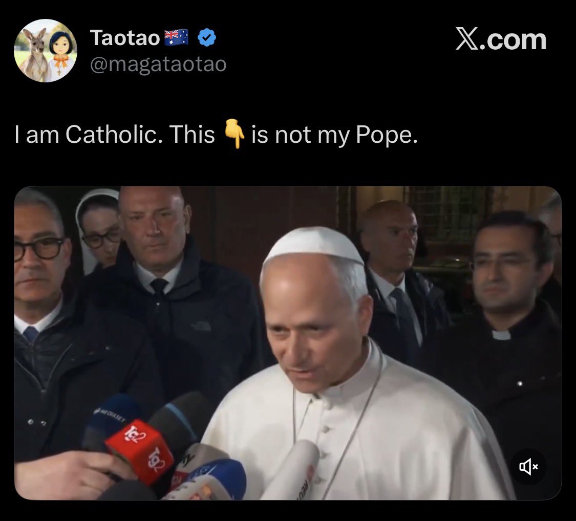 robloche_deter's tweet photo. @AntoineGoya Les catholiques français droitards ont assez de connaissances pour reconnaître malgré tout l'autorité du Pape. Pendant ce temps les catholiques anglo-saxons : https://t.co/snczNGchHH