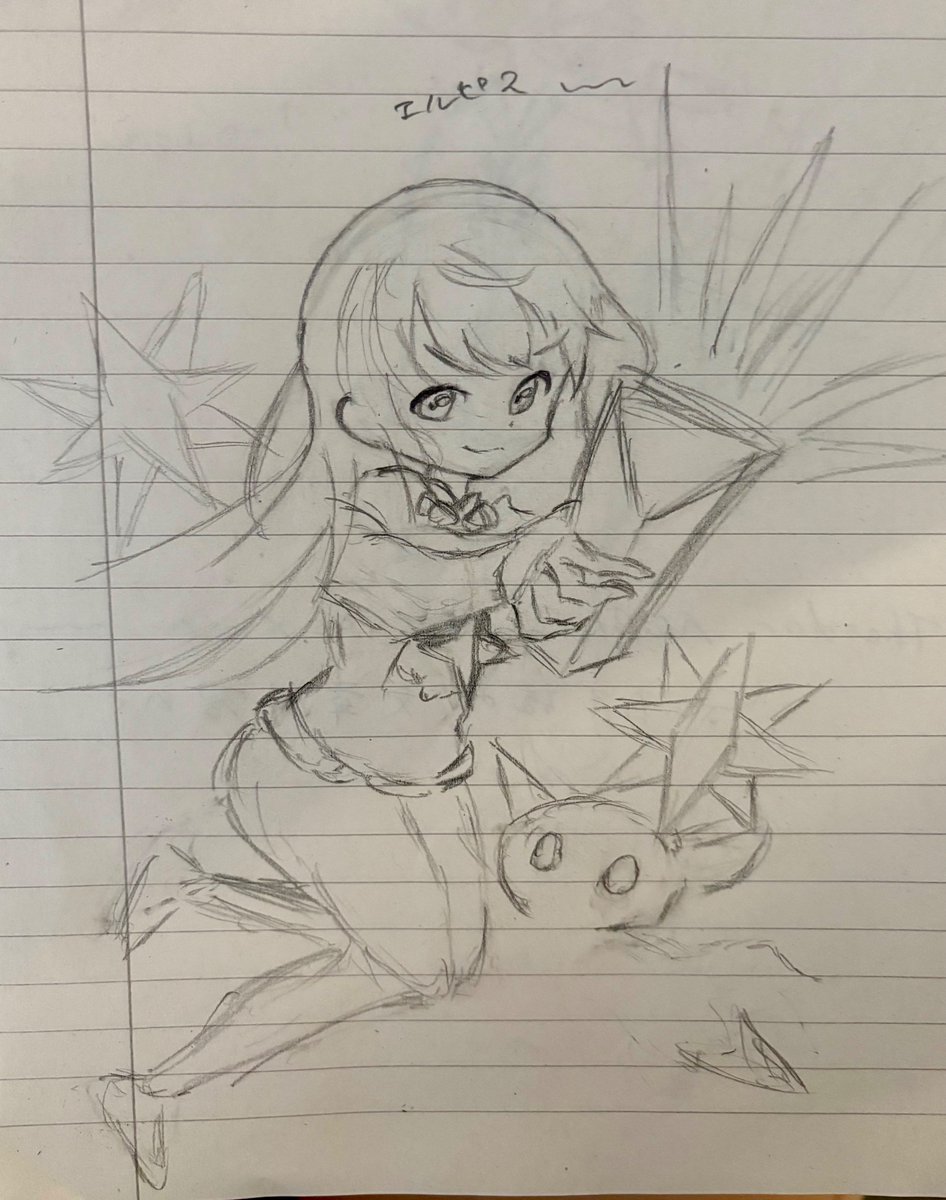 MokkMusica's tweet photo. 描きかけだけど..

オセロニアの大好きなキャラ、
エルピス描きましたー

初めの方に使ってた思い出のキャラ(*´꒳`*)データが一回消えたから、もう一回入手したいな

#オセロニアート
#エルピス #らくがき
#イラスト練習中 https://t.co/uUc1V9rAhW
