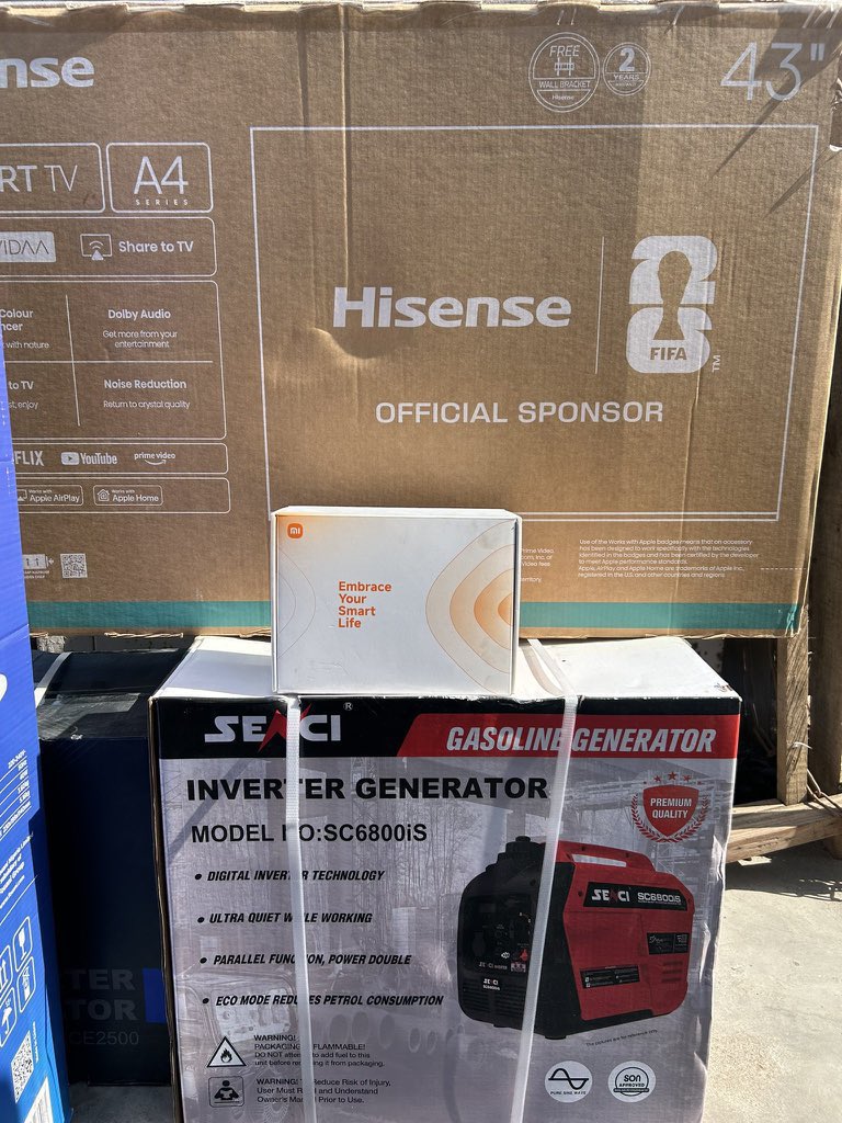 Val_Gadget's tweet image. New home set up

Tv
Fan
Inverter Generator 

🏷️1,120,000