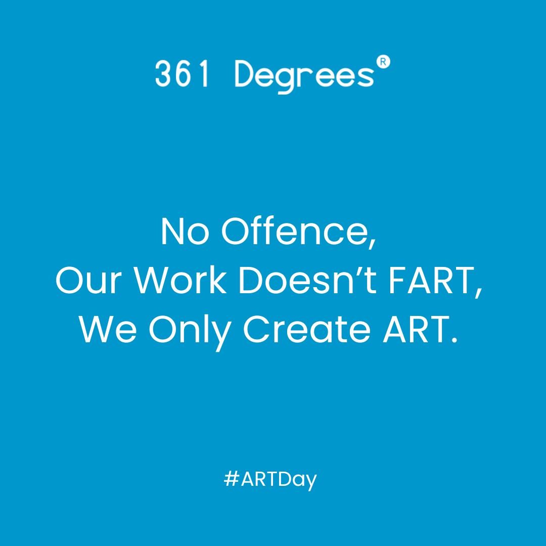 361Degrees_'s tweet photo. We said what we said.
Because not everything that comes out is worth keeping, we prefer creating what actually stays. 🎨

Happy Art Day!

#WorldArtDay #creativity #artmeetsmarketing #designwithpurpose #361degrees https://t.co/mYvv8tL5Fl