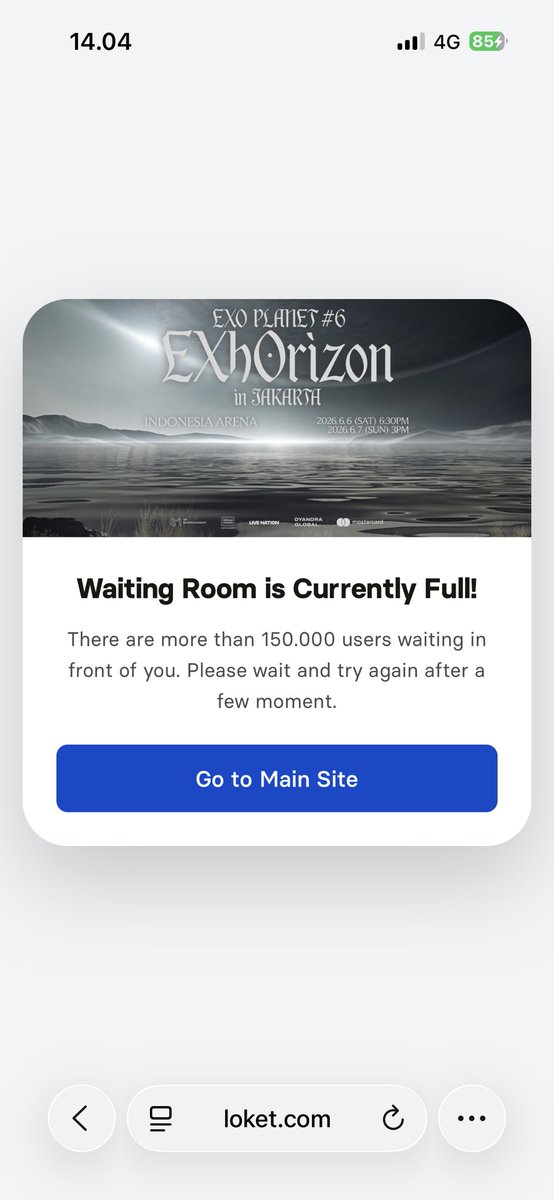 Streessss , error gara” capta terus mental malah ga bisa masuk waiting room 
Shibal
