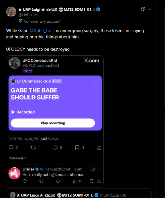DisinfoDaddy_'s tweet photo. Shocking news here guys---Tio completely misreads a situation, jumps to the wrong conclusion and spreads the misinformation as quick as he can.  

I feel sorry for this guy. He is clearly mentally incompetent,  is deeply closeted and can't stop thinking about me.. https://t.co/orOG4zeIef