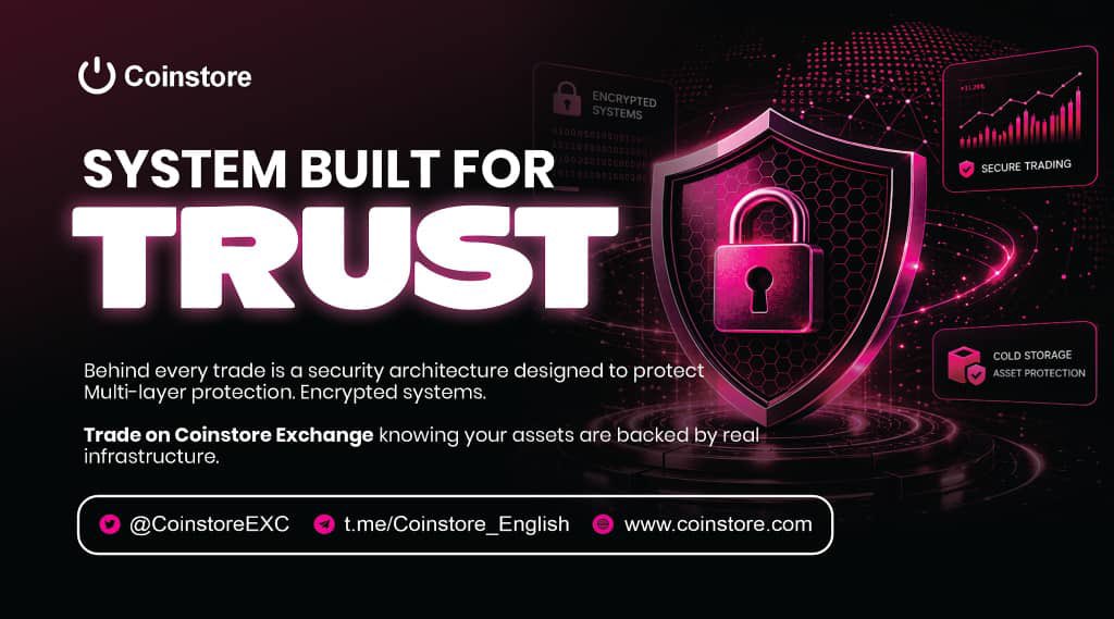 WhenNextThey's tweet photo. We've built a fortress at @CoinstoreExc to safeguard your #crypto.

Now, it's your turn to secure the perimeter. How ever, your defense is sure with #coinstore 

Activate 2FA, use complex passwords, and never click suspicious links. Your #security habits make all the difference. https://t.co/9130DMjCSC