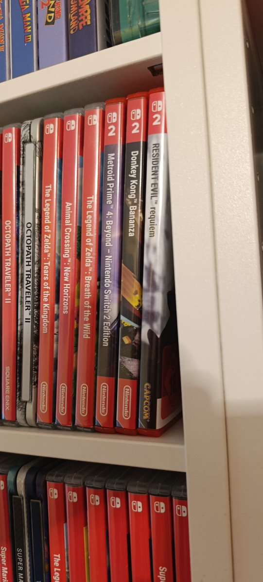 ben0seven's tweet image. Meine physische Switch 2 Sammlung bisher🙁🤔.
Etwas enttäuschend @Nintendo.
Wann endlich neue Direct mit starken Spielen.

#nintendodirect #NintendoSwitch #Switch2 #Mario #Zelda