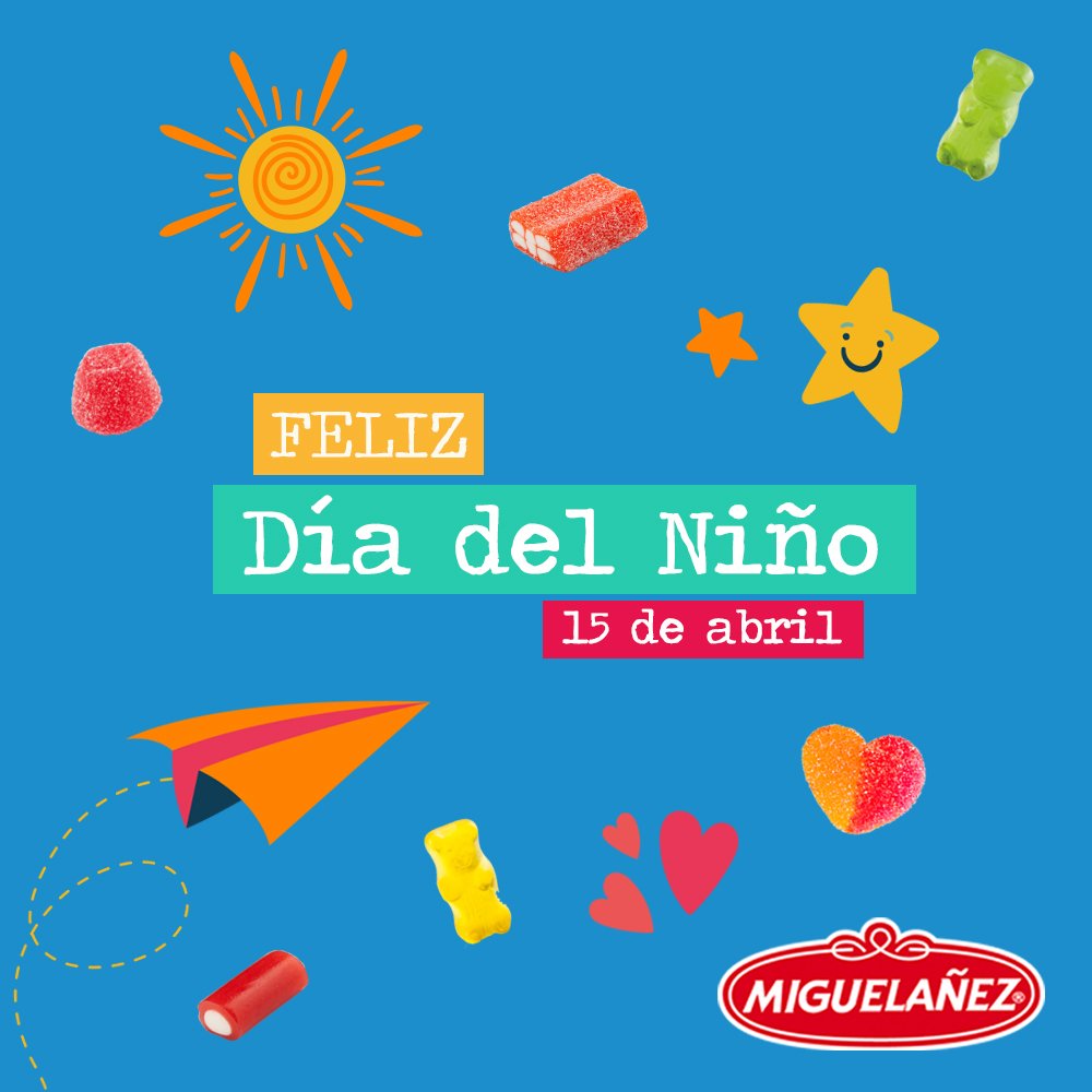 miguelanez's tweet photo. Hoy homenajeamos a los más pequeños pero también los más dulces de la casa, ¡feliz Día del Niño! #niños #gentedulce #golosinas #caramelos #esoslocosbajitos https://t.co/JpxfHupIdo