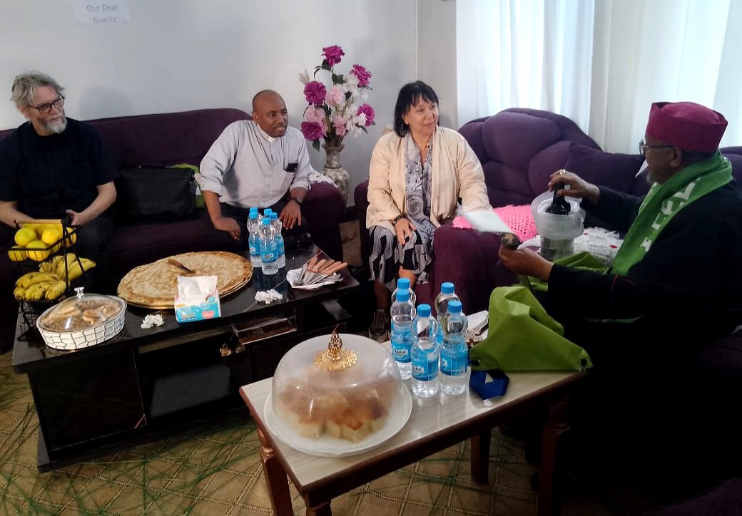 SLOinETH's tweet image. 🇸🇮 Amb. Radej met with Lisane-Christos Matheos Semahun, the Bishop of Eparchy of #BahirDar, with whom she addressed the issue of vulnerable children.
#SlovenianAid in cooperation with @KaritasSLO and Caritas Ethiopia, is establishing a safe house for #StreetChildren in Bahir Dar.
