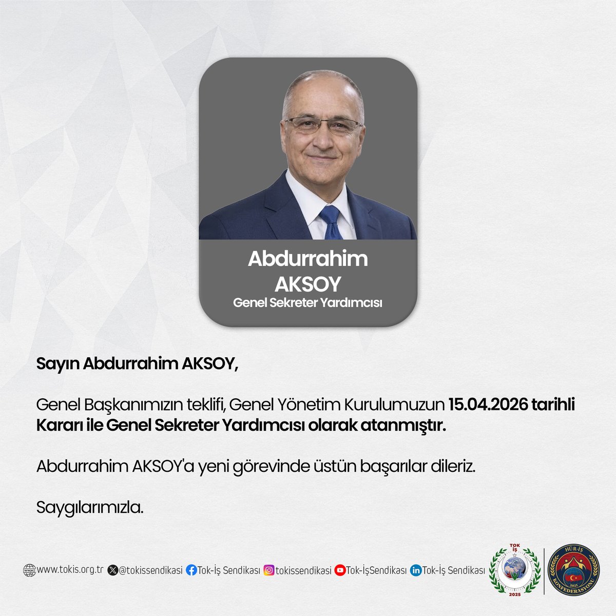 Tok-İs Sendikası tweet media