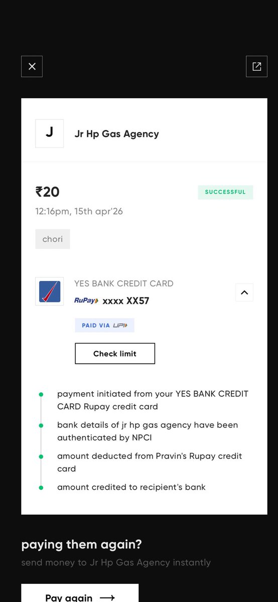 HingePravin's tweet photo. @hpgasservices @HpgasPune @HPCL   @consumerforum_ @hpcl_retail @jaagograhakjago @HPGasIndia @PetroleumMin @PNGRB_  HP Gas delivery-team in Hinjewadi Pune extorting additional fees as delivery charges when the payment is done online. https://t.co/mTXPxEMwkS