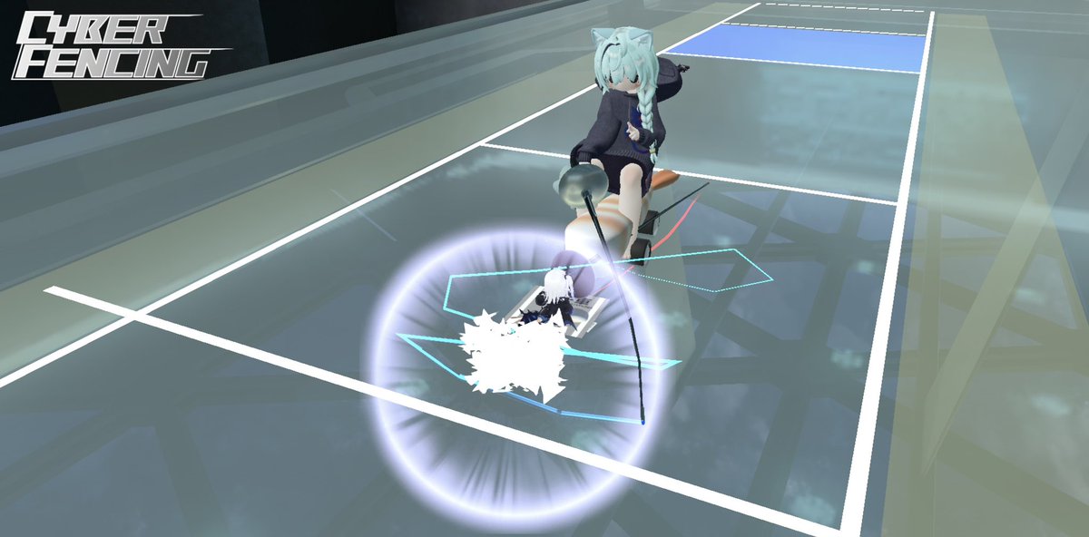 VRchatのフェンシングワールド
めっちゃ面白い遊び方思いついた！
サンプルの車エビに乗って戦うと騎馬戦みたいになってマジで面白いからやってみて！

一応やり方
1 騎士側がshit判定出す
2 車エビが乗る
3騎士側がjoinしてスタート
4車エビに降りてもらって逆に乗る
5 剣構えてスタート

  #VRchat