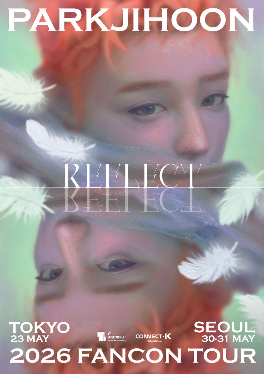 YYentertain's tweet image. 2026 PARK JI HOON ASIA FANCON [RE:FLECT] ANNOUNCE

TOKYO 
川口総合文化センター・リリア 
フカガワみらいホール（メインホール）
2026.05.23

SEOUL 
킨텍스 제1전시장 1홀
2026.05.30 - 2026.05.31
 
Details about the Asia tour countries will be announced sequentially.

#박지훈