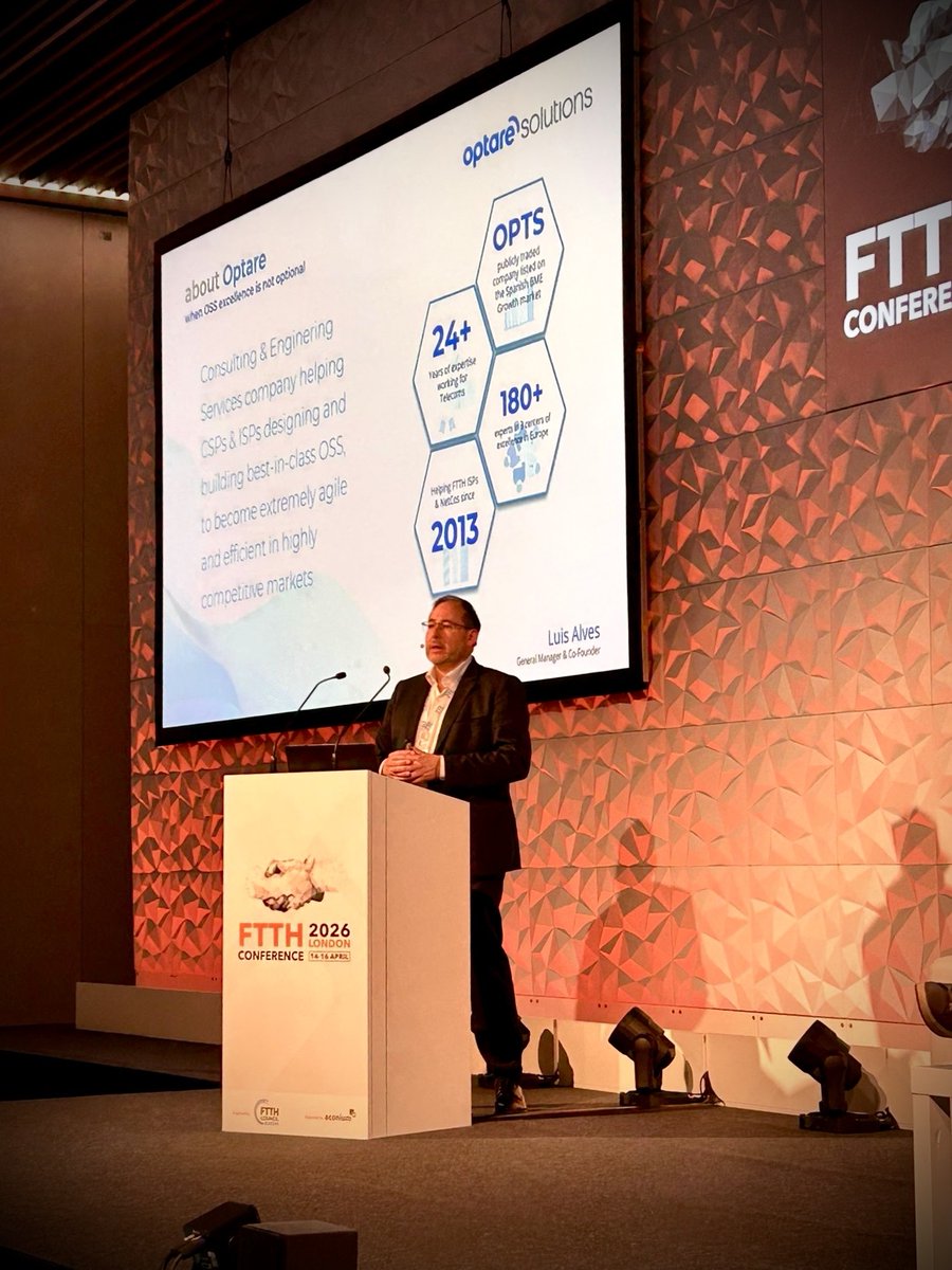 optaresolutions's tweet image. 🎤 Great session yesterday at the #FTTHConference!

Luis Alves discussed the power of standards in the #Wholesale journey with elanta &amp;amp; CityFibre. Success in #OpenAccess is all about collaboration and efficiency. 🤝

Luis is staying until the end of the event! Let’s connect! ☕