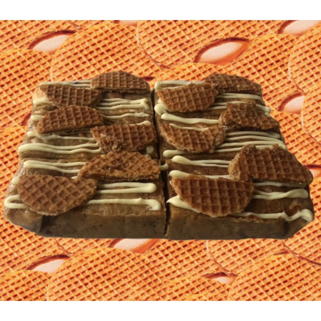 alwaystimefora's tweet image. Stroopwafel blondies. Local delivery and UK wide tracked postage available. DM to order 😊 #stroopwafel #blondies #cinnamon #homemade #baking
