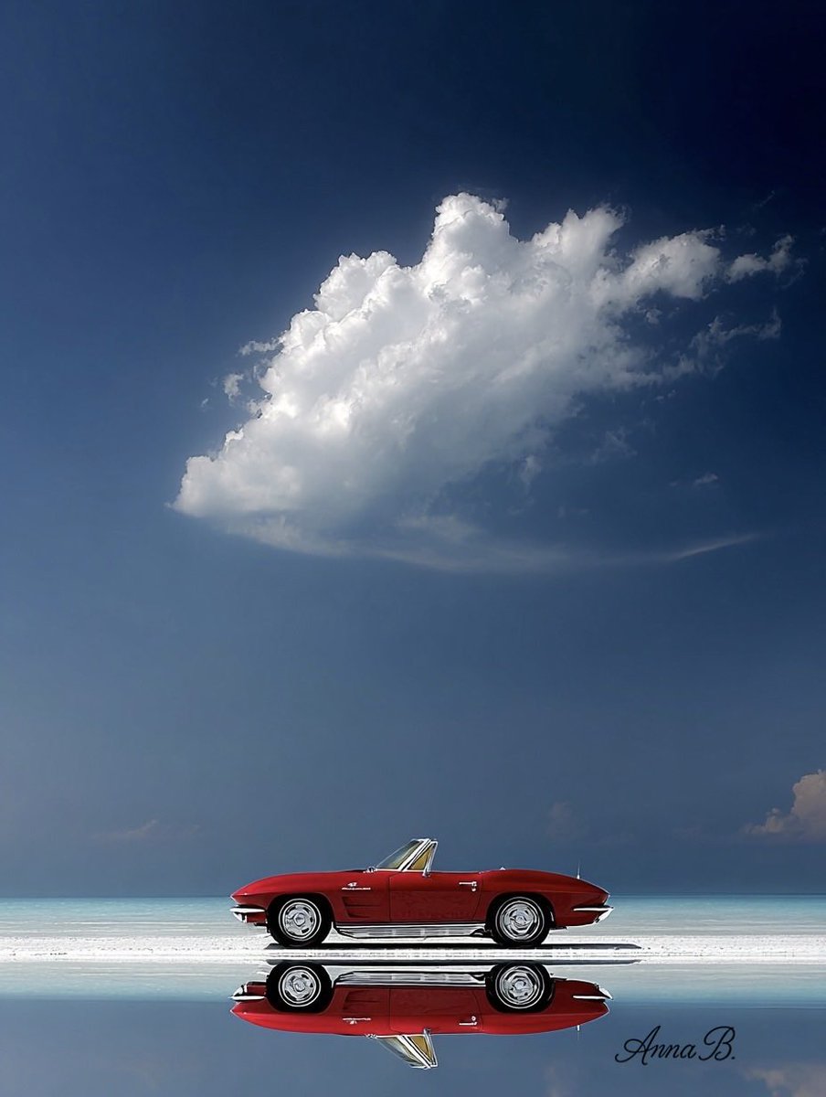 Aurora41155547's tweet image. The Sky Mirror and Floating Life
#Art #AIArt #Car