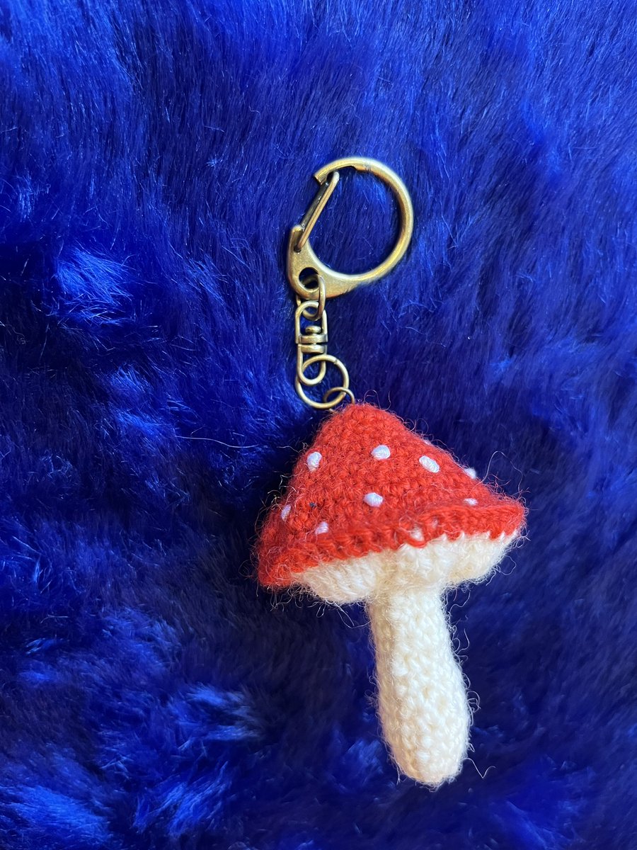 🟥入荷🟥 キノコ🍄キーホルダーできました！ 可愛いキノコ🍄の編み