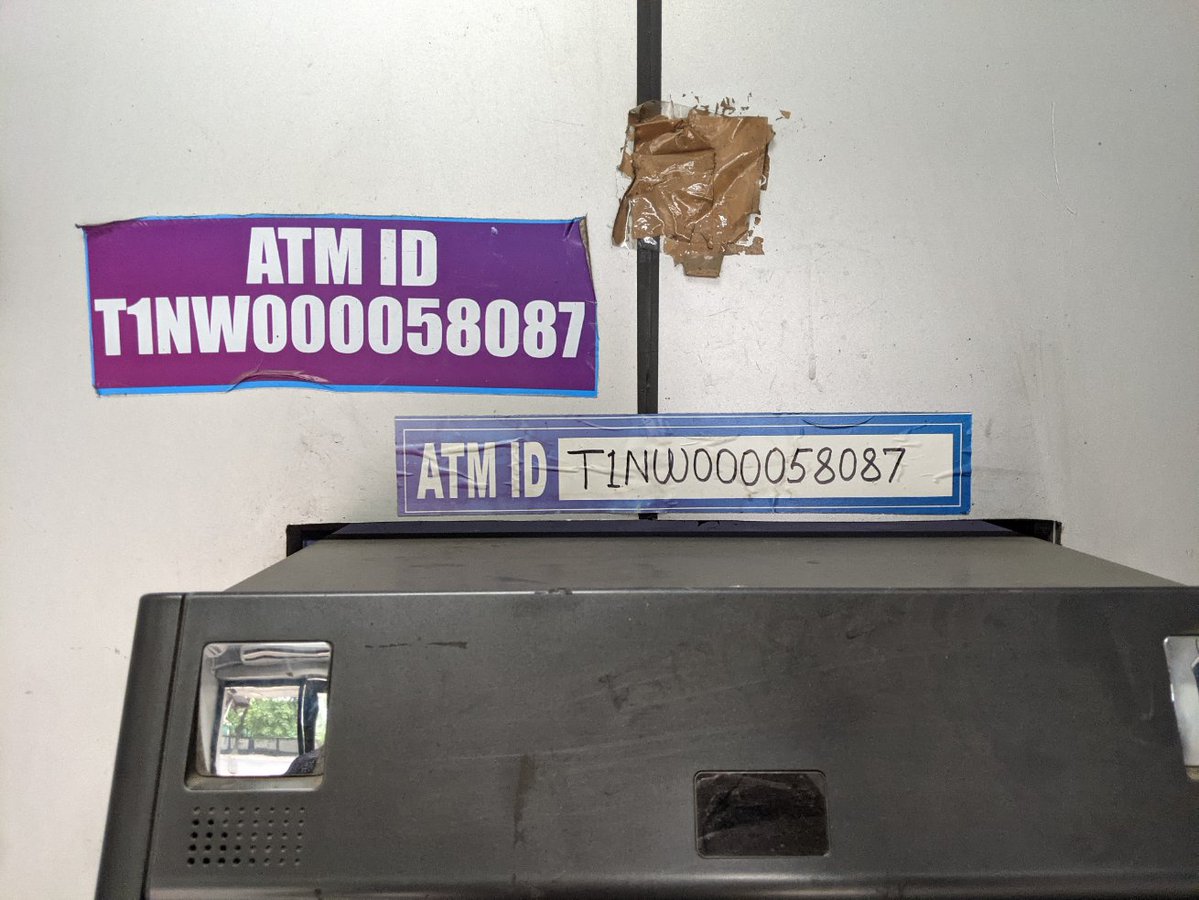 Majority of your ATM Need Havy Servicing or Replacement in Cooch Behar PIN: 736101
PLEASE: UPDATE(slow machine), REPAIR(loose parts, not working, network) OR REPLACEMENT with the Latest One
Today I noticed this 2 is Totally Not Working Condition since many Days <a href="/TheOfficialSBI/">State Bank of India</a>