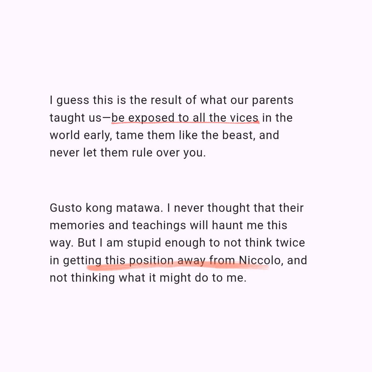sldvreille's tweet image. #atl: unlike the first two, the thrill here is that we'll be reading each chapter, knowing he's already the current boss of their empire. dangers will come eventually, but we know he can handle them easily since he controls the other side. ++