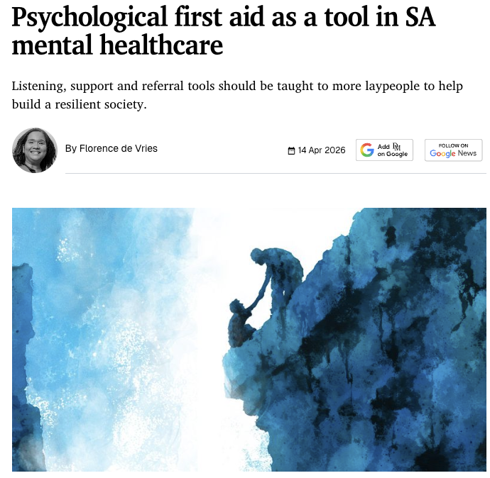 Inyathelo's tweet image. Psychological first aid doesn’t solve individuals’ problems; it equips people with skills and information about how to address the challenges they’re experiencing:
co.za/article/2026-0…
via @dailymaverick

#MentalHealthMatters #psychologicalFirstAid #nonprofit