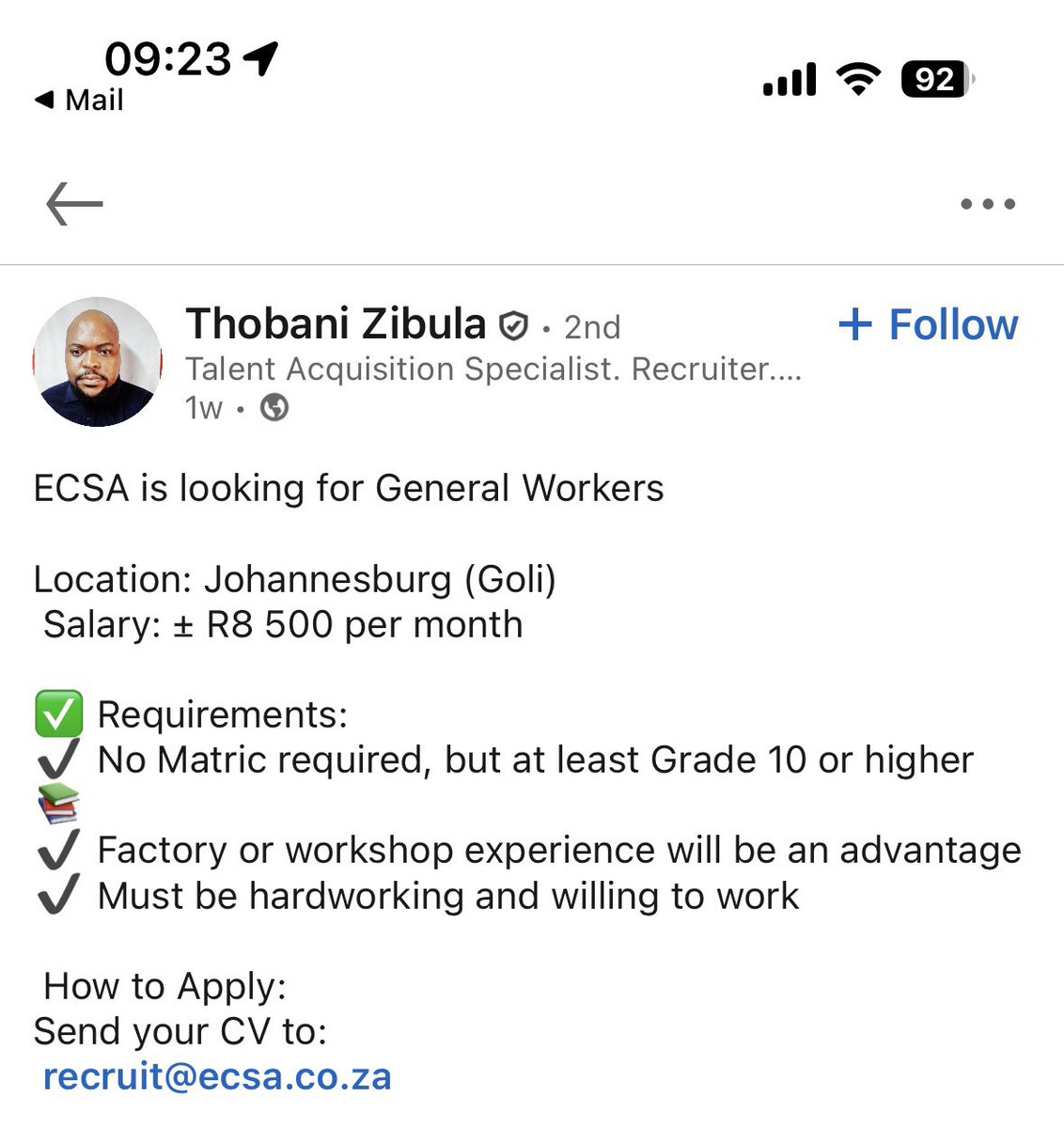 SimplyEXT's tweet photo. Jobs! https://t.co/Z8YG8OzzjM