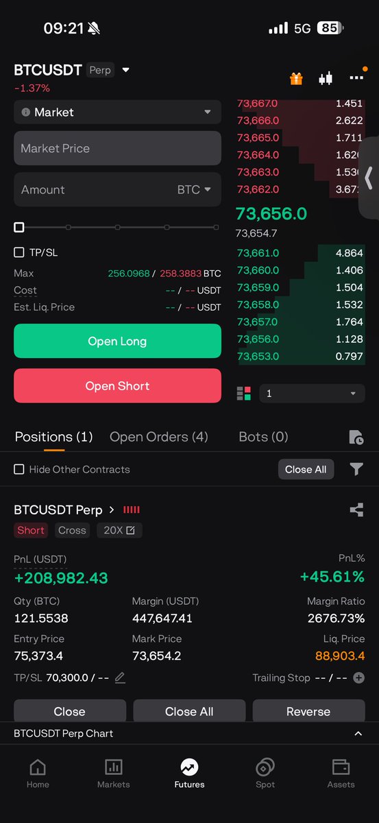 ChentoTrades's tweet photo. Not much to update 3%+ down 

Taken 250k profit of the table remainder running nicely $btc https://t.co/zOKQ9HkpG2