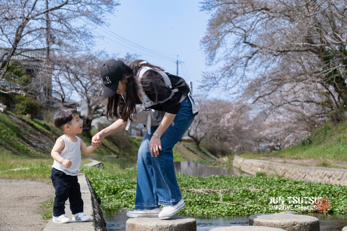 junjun_imp's tweet image. 結くんと玉川堤散歩

#camera #子ども #親バカ部 #子どものいる暮らし #子育て