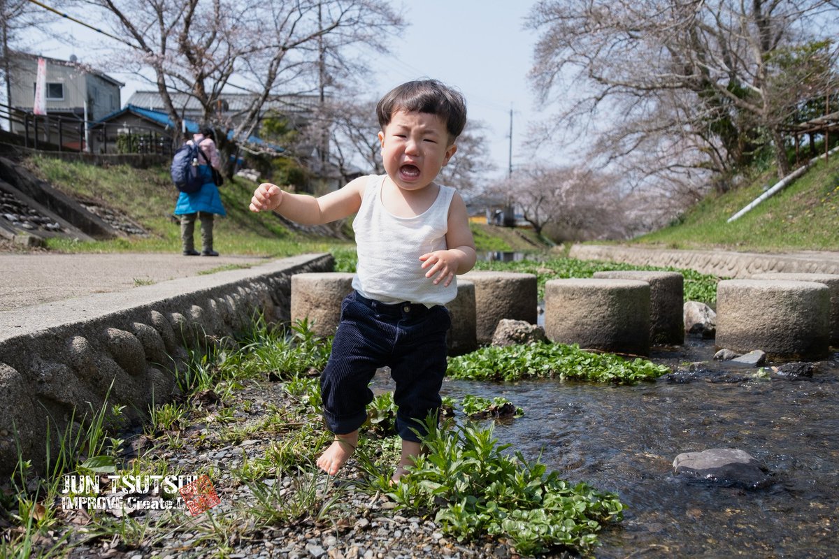 junjun_imp's tweet image. 結くんと玉川堤散歩

#camera #子ども #親バカ部 #子どものいる暮らし #子育て